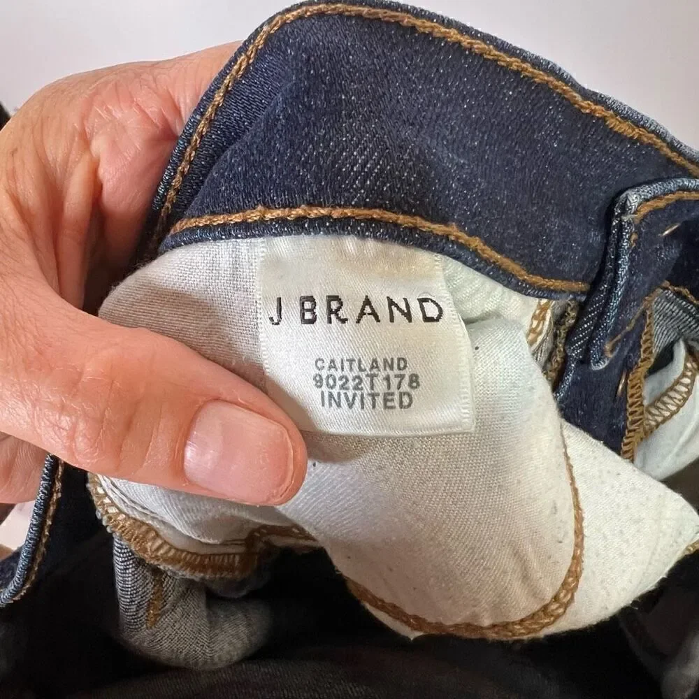 J Brand Caitland Invited Blue Jeans Button Fly